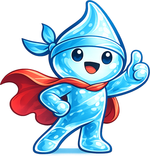 Hydro Hero mascot